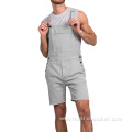 Men's Overalls Shorts Cotton Factory Wholesale Custom